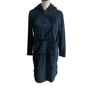 32 Degrees Heat Velour Sleepwear Sweater Dress Hooded Size Small Medium …